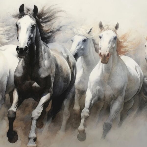 Mustang Gallop Mural