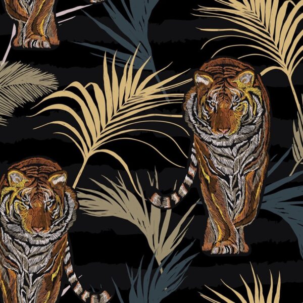 Tiger Parade Wallpaper