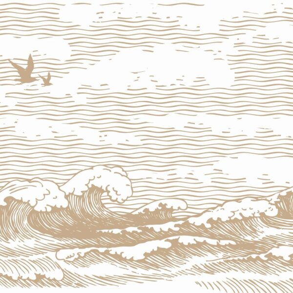 Japanese Waves Mural