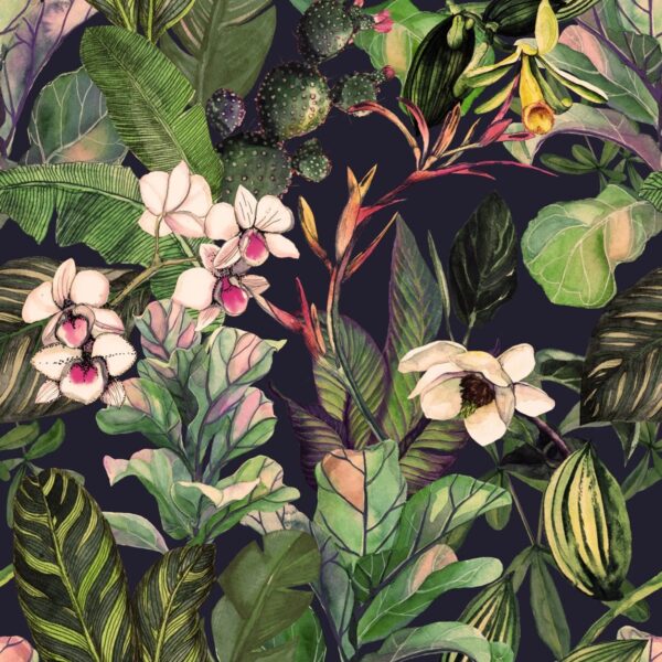 Ornate Bouquet Wallpaper