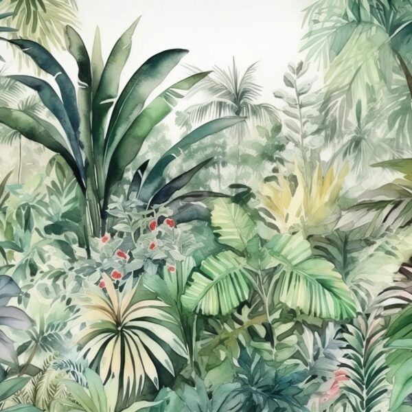 Tropical Jungle Mural