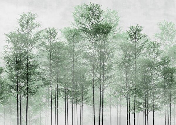 Soft Pine Brushes Mural