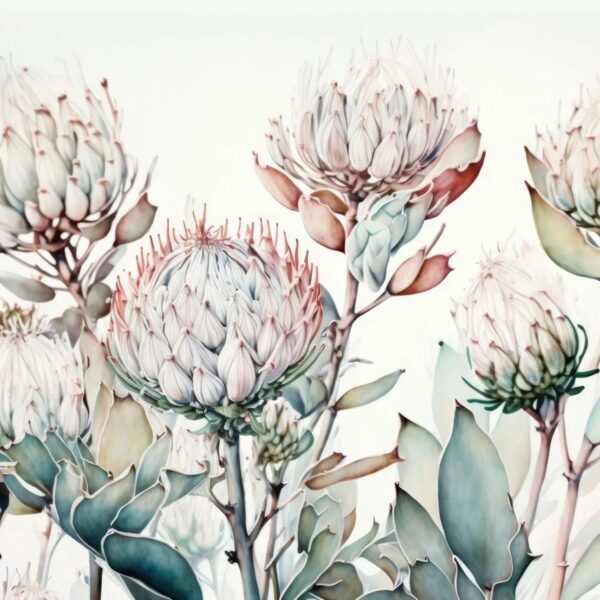 Picturesque Protea Mural