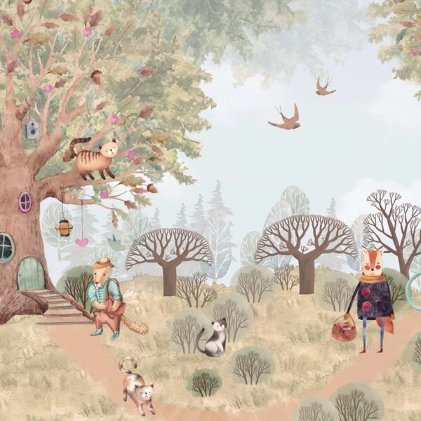 Days in the woods Mural