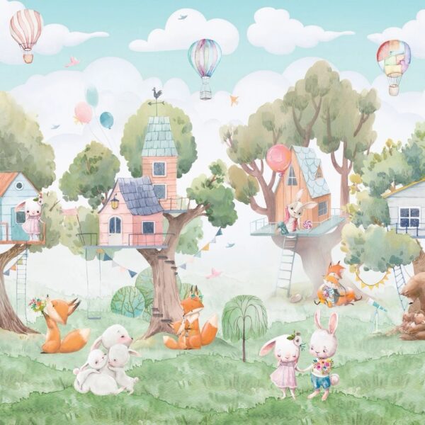 Treehouse Adventures Mural