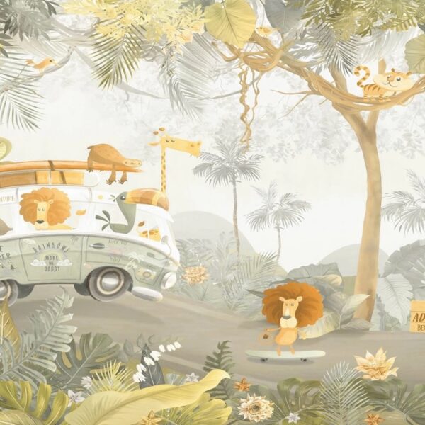 Wild Adventures Mural