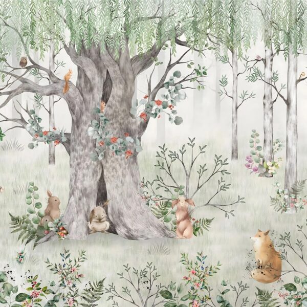 Woodland Mornings Mural