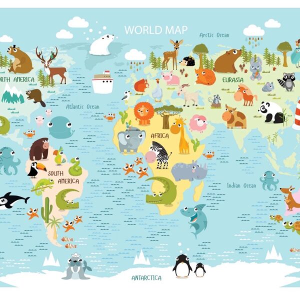 Fun Adventures Map Mural