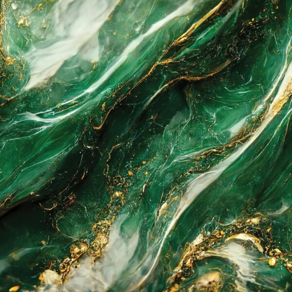 Emerald Marble Mural