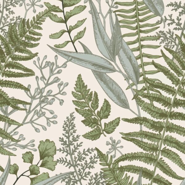 Botanics Light Wallpaper