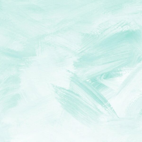 Green Paint Strokes Mural