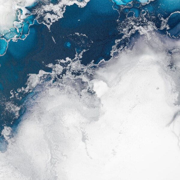 Sapphire Spill Mural