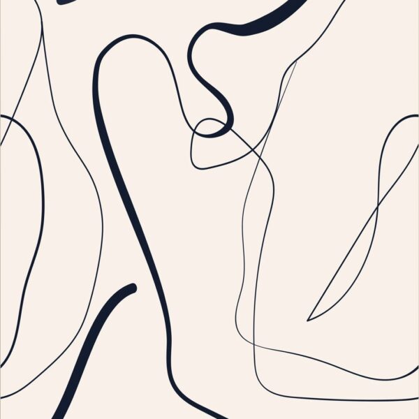 Squiggle Lines Mural